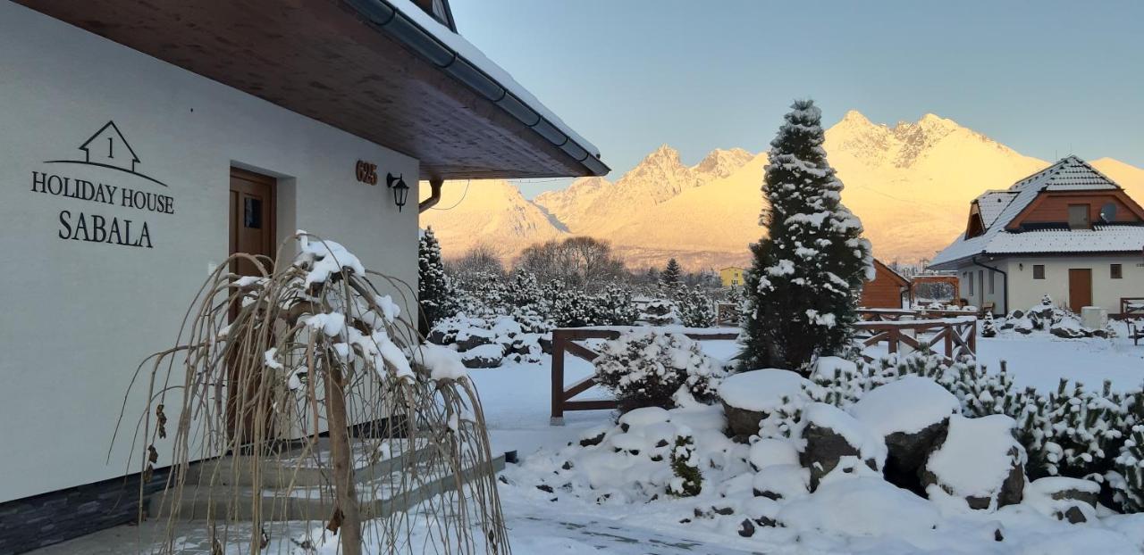 Holiday House Sabala 1 Stará Lesná المظهر الخارجي الصورة